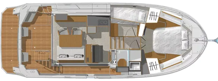 beneteau-swift-trawler-35-layout-UNTERDECK