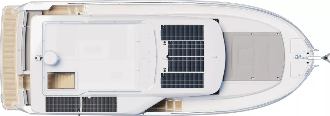 Beneteau Swift Trawler 37 Sedan Grundriss Silent Boat