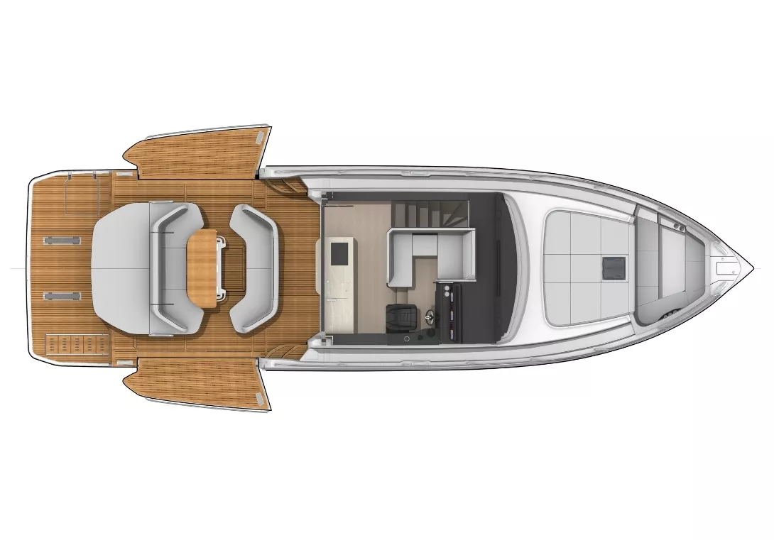 Beneteau Gran Turismo 50 layout Cockpit
