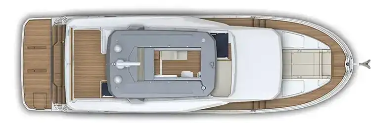 Grand Trawler 63 Layout Flybridge